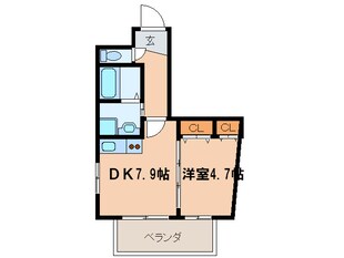 オルフェア上本町Ⅶ番館の物件間取画像